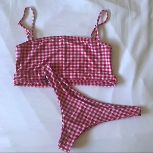 Cherry Gingham Blackbough Bikini